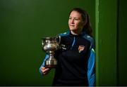 10 July 2023; Niamh Carroll of Terenure Rangers FC poses for a portrait at a media conference at the FAI HQ in Dublin ahead of the FAI Women's Amateur Cup Final on Sunday next, 15 July in Eamonn Deasy Park in Galway. Photo by David Fitzgerald/Sportsfile