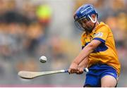 9 July 2023; David Barry, Cloghroe NS, Cloghroe, Cork, representing Clare during the GAA INTO Cumann na mBunscol Respect Exhibition Go Games at the GAA Hurling All-Ireland Senior Championship semi-final match between Kilkenny and Clare at Croke Park in Dublin. Photo by John Sheridan/Sportsfile