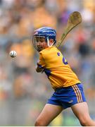 9 July 2023; David Barry, Cloghroe NS, Cloghroe, Cork, representing Clare during the GAA INTO Cumann na mBunscol Respect Exhibition Go Games at the GAA Hurling All-Ireland Senior Championship semi-final match between Kilkenny and Clare at Croke Park in Dublin. Photo by John Sheridan/Sportsfile