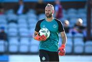 7 July 2023; Shamrock Rovers goalkeeper Alan Mannus before the SSE Airtricity Men's Premier Division match between Drogheda United and Shamrock Rovers at Weaver's Park in Drogheda, Louth. Photo by Ramsey Cardy/Sportsfile
