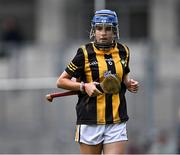 9 July 2023; Cara Giblin, Ardrahan NS, Ardrahan, Galway, representing Kilkenny, during the GAA INTO Cumann na mBunscol Respect Exhibition Go Games at the GAA Hurling All-Ireland Senior Championship semi-final match between Kilkenny and Clare at Croke Park in Dublin. Photo by Piaras Ó Mídheach/Sportsfile