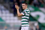11 July 2023; Gary O'Neill of Shamrock Rovers after the UEFA Champions League First Qualifying Round 1st Leg match between Shamrock Rovers and Breidablik at Tallaght Stadium in Dublin. Photo by Ben McShane/Sportsfile