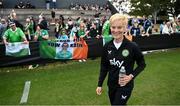 12 July 2023; Manager Vera Pauw after addressing supporters ahead of a Republic of Ireland open training session at Meakin Park in Brisbane, Australia, ahead of the start of the FIFA Women's World Cup 2023. Photo by Stephen McCarthy/Sportsfile