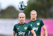 12 July 2023; Denise O'Sullivan during a Republic of Ireland open training session at Meakin Park in Brisbane, Australia, ahead of the start of the FIFA Women's World Cup 2023. Photo by Stephen McCarthy/Sportsfile