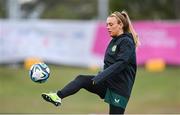 12 July 2023; Goalkeeper Grace Moloney during a Republic of Ireland open training session at Meakin Park in Brisbane, Australia, ahead of the start of the FIFA Women's World Cup 2023. Photo by Stephen McCarthy/Sportsfile