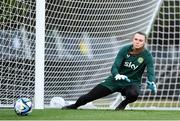 12 July 2023; Goalkeeper Megan Walsh during a Republic of Ireland open training session at Meakin Park in Brisbane, Australia, ahead of the start of the FIFA Women's World Cup 2023. Photo by Stephen McCarthy/Sportsfile