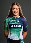 13 July 2023; Greta Lawless during a Team Ireland portrait session at the Olympic Federation of Ireland offices ahead of the 2023 Summer European Youth Olympic Festival, which takes place from 23rd to 29th July in Maribor, Slovenia. The Olympic Federation will have a team of 44 youth athletes competing across five sports at the multi-sport event. Photo by Brendan Moran/Sportsfile