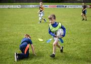 12 July 2023; Jack O'Shea during a Bank of Ireland Leinster Rugby summer camp at County Carlow FC in Carlow.  Photo by Harry Murphy/Sportsfile