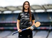 14 July 2023; Hazel Austin of Dublin during the launch of the M. Donnelly MyClubShop.ie Poc Fada at Croke Park in Dublin. Photo by Ben McShane/Sportsfile