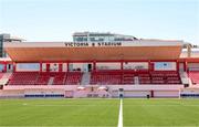 13 July 2023; A general view of the Victoria stadium before the UEFA Europa Conference League First Qualifying Round 1st Leg match between FC Bruno's Magpies and Dundalk at Victoria Stadium in Gibraltar. Photo by Gerry Scully/Sportsfile