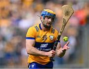 9 July 2023; Seadna Morey of Clare during the GAA Hurling All-Ireland Senior Championship semi-final match between Kilkenny and Clare at Croke Park in Dublin. Photo by Piaras Ó Mídheach/Sportsfile