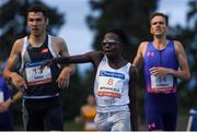 14 July 2023; Ryan Mphahlele of South Africa, competes in the Morton Mile, sponsored by Commercial Hygiene Services during the 2023 Morton Games at Morton Stadium in Santry, Dublin. Photo by John Sheridan/Sportsfile