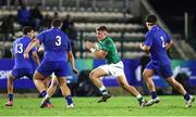 14 July 2023; Sam Berman of Ireland on the attack during the U20 Rugby World Cup Final between Ireland and France at Athlone Sports Stadium in Cape Town, South Africa. Photo by Shaun Roy/Sportsfile