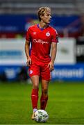 14 July 2023; Harry Wood of Shelbourne during the SSE Airtricity Men's Premier Division match between Shelbourne and Bohemians at Tolka Park in Dublin. Photo by Tyler Miller/Sportsfile