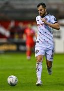 14 July 2023; Jordan Flores of Bohemians during the SSE Airtricity Men's Premier Division match between Shelbourne and Bohemians at Tolka Park in Dublin. Photo by Tyler Miller/Sportsfile