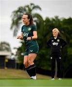 15 July 2023; Ciara Grant during a Republic of Ireland training session at Meakin Park in Brisbane, Australia, ahead of the start of the FIFA Women's World Cup 2023. Photo by Stephen McCarthy/Sportsfile