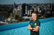 17 July 2023; Republic of Ireland's Ruesha Littlejohn poses for a portrait at the Emporium Hotel South Bank in Brisbane, Australia, ahead of the start of the FIFA Women's World Cup 2023. Photo by Stephen McCarthy/Sportsfile