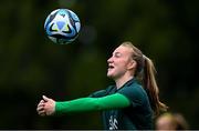 15 July 2023; Goalkeeper Courtney Brosnan during a Republic of Ireland training session at Meakin Park in Brisbane, Australia, ahead of the start of the FIFA Women's World Cup 2023. Photo by Stephen McCarthy/Sportsfile