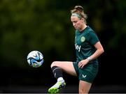 15 July 2023; Claire O'Riordan during a Republic of Ireland training session at Meakin Park in Brisbane, Australia, ahead of the start of the FIFA Women's World Cup 2023. Photo by Stephen McCarthy/Sportsfile