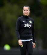 15 July 2023; Physiotherapist Kim van Wijk during a Republic of Ireland training session at Meakin Park in Brisbane, Australia, ahead of the start of the FIFA Women's World Cup 2023. Photo by Stephen McCarthy/Sportsfile
