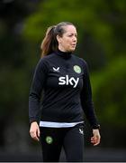 15 July 2023; Physiotherapist Kim van Wijk during a Republic of Ireland training session at Meakin Park in Brisbane, Australia, ahead of the start of the FIFA Women's World Cup 2023. Photo by Stephen McCarthy/Sportsfile