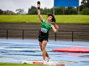 15 July 2023; Marc Byrne of Glenmore AC, competes in the shot put event of the under 16 men's pentathlon during day one of the 123.ie National AAI Games and Combines at Morton Stadium in Santry, Dublin. Photo by Stephen Marken/Sportsfile