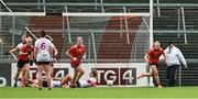 15 July 2023; Blaithín Mackin of Armagh after scoring her side's second goal during the TG4 Ladies Football All-Ireland Senior Championship quarter-final match between Armagh and Cork at BOX-IT Athletic Grounds in Armagh. Photo by Ben McShane/Sportsfile