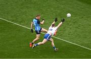 15 July 2023; Con O'Callaghan of Dublin in action against Killian Lavelle of Monaghan during the GAA Football All-Ireland Senior Championship semi-final match between Dublin and Monaghan at Croke Park in Dublin. Photo by Daire Brennan/Sportsfile