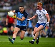 15 July 2023; Cormac Costello of Dublin in action against Ryan O'Toole of Monaghan during the GAA Football All-Ireland Senior Championship semi-final match between Dublin and Monaghan at Croke Park in Dublin. Photo by Brendan Moran/Sportsfile