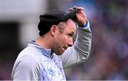 15 July 2023; Monaghan manager Vinny Corey during the GAA Football All-Ireland Senior Championship semi-final match between Dublin and Monaghan at Croke Park in Dublin. Photo by Ramsey Cardy/Sportsfile