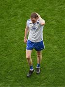 15 July 2023; A dejected Conor McManus of Monaghan after the GAA Football All-Ireland Senior Championship semi-final match between Dublin and Monaghan at Croke Park in Dublin. Photo by Daire Brennan/Sportsfile
