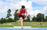 16 July 2023; Geraldine Stewart of Tír Chonaill AC, Donegal, competes in the Senior Women's Shotput during day two of the 123.ie National AAI Games and Combines at Morton Stadium in Santry, Dublin. Photo by Stephen Marken/Sportsfile