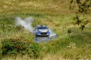 16 July 2023; Paul Barrett and Kevin Reilly in their Citroen C3 Rally2 on SS 5 during the Sligo Stages Rally Round Five of the Triton Showers National Rally Championship in Sligo Photo by Philip Fitzpatrick/Sportsfile
