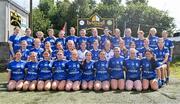 16 July 2023; The Cavan panel pose for a team photograph before the LGFA All-Ireland U16 A Championship Final match between Cork and Cavan at Bretland Park in Clara, Offaly. Photo by Tyler Miller/Sportsfile