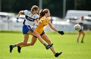 16 July 2023; Action from the LGFA All-Ireland U16 C Championship Final match between Clare and Antrim at Clane in Kildare. Photo by Sam Barnes/Sportsfile