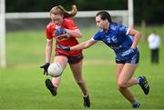 16 July 2023; Action from the LGFA All-Ireland U16 A Championship Final match between Cork and Cavan at Bretland Park in Clara, Offaly. Photo by Tyler Miller/Sportsfile