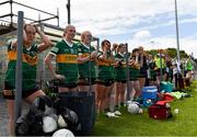 16 July 2023; A view of Kerry substitutes during the 2023 All-Ireland U16 Ladies Football B Final match between Kerry and Sligo at Duggan Park, Ballinasloe, Galway. Photo by Tom Beary/Sportsfile