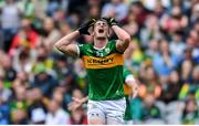 16 July 2023; Stephen O'Brien of Kerry reacts during the GAA Football All-Ireland Senior Championship Semi-Final match between Derry and Kerry at Croke Park in Dublin. Photo by David Fitzgerald/Sportsfile