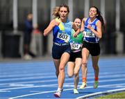 16 July 2023; Kate Mc Donald of Ballyroan Abbeyleix and District AC, Laois, competes in the senior women's 3000m during day two of the 123.ie National AAI Games and Combines at Morton Stadium in Santry, Dublin. Photo by Stephen Marken/Sportsfile