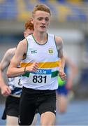 16 July 2023; Jack Fenlon of St Abbans AC, Laois, competes in the junior men's 3000m during day two of the 123.ie National AAI Games and Combines at Morton Stadium in Santry, Dublin. Photo by Stephen Marken/Sportsfile