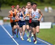 16 July 2023; Luke Kelly of Candour Track Club, Antrim competes in the junior men's 3000m during day two of the 123.ie National AAI Games and Combines at Morton Stadium in Santry, Dublin. Photo by Stephen Marken/Sportsfile