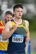 16 July 2023; Jack Forde of St Killians AC, Wexford, competes in the 1500m event of the senior  men's heptathlon during day two of the 123.ie National AAI Games and Combines at Morton Stadium in Santry, Dublin. Photo by Stephen Marken/Sportsfile