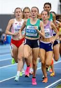 16 July 2023; Sarah Healy of Ireland in action during the Women's 1500m Final during the European Athletics U23 Championships at Espoo in Finland. Photo by Giancarlo Colombo/Sportsfile