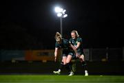 17 July 2023; Claire O'Riordan and Diane Caldwell, right, during a Republic of Ireland training session at Meakin Park in Brisbane, Australia, ahead of the start of the FIFA Women's World Cup 2023. Photo by Stephen McCarthy/Sportsfile