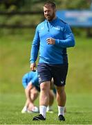 17 July 2023; Contact skills coach Sean O'Brien during a Leinster rugby squad training and gym session at Wicklow RFC in Wicklow. Photo by Brendan Moran/Sportsfile