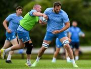 17 July 2023; Jason Jenkins during a Leinster rugby squad training and gym session at Wicklow RFC in Wicklow. Photo by Brendan Moran/Sportsfile