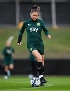 18 July 2023; Sinead Farrelly during a Republic of Ireland training session at Meakin Park in Brisbane, Australia, ahead of the start of the FIFA Women's World Cup 2023. Photo by Stephen McCarthy/Sportsfile