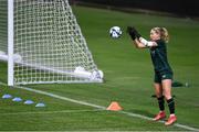 18 July 2023; Goalkeeper Sophie Whitehouse during a Republic of Ireland training session at Meakin Park in Brisbane, Australia, ahead of the start of the FIFA Women's World Cup 2023. Photo by Stephen McCarthy/Sportsfile