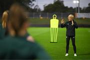 18 July 2023; Manager Vera Pauw during a Republic of Ireland training session at Meakin Park in Brisbane, Australia, ahead of the start of the FIFA Women's World Cup 2023. Photo by Stephen McCarthy/Sportsfile