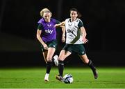 18 July 2023; Niamh Fahey, right, and Louise Quinn during a Republic of Ireland training session at Meakin Park in Brisbane, Australia, ahead of the start of the FIFA Women's World Cup 2023. Photo by Stephen McCarthy/Sportsfile